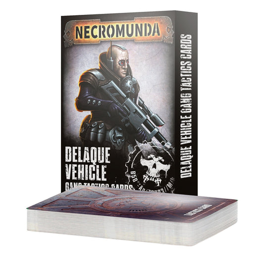 Necromunda NECROMUNDA: DELAQUE VEHICLE GANG TACTICS CARDS (EL) 5011921216673