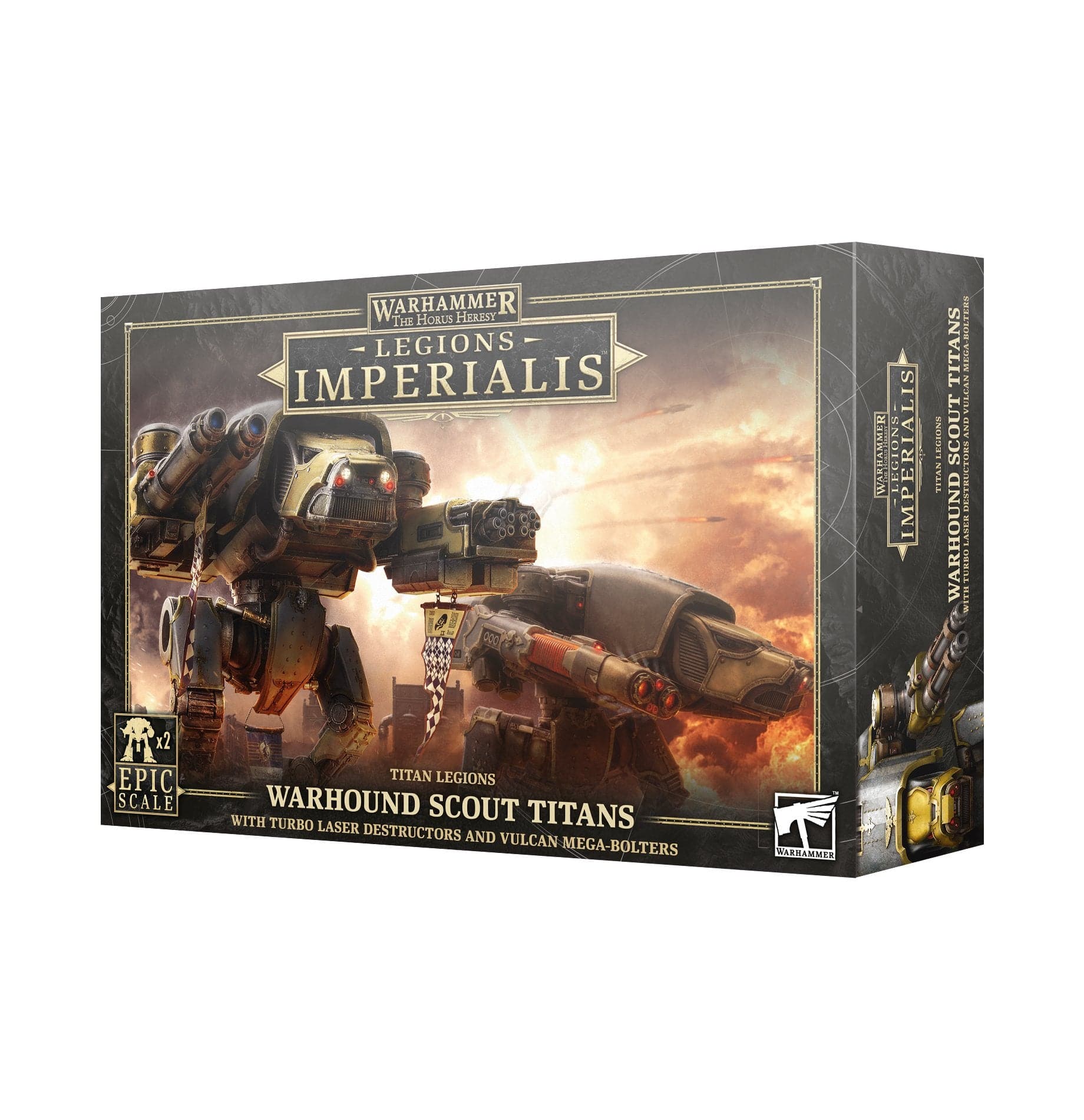 Legions Imperialis LEGIONS IMPERIALIS: WARHOUND SCOUT TITANS 5011921188673