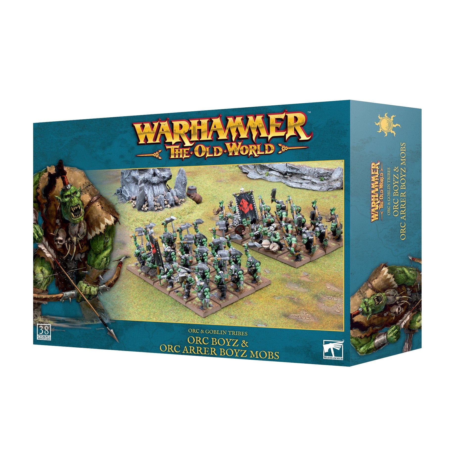The Old World ORC & GOBLIN TRIBES: ORC BOYZ & ORC ARRER BOYZ MOBS 5011921206285