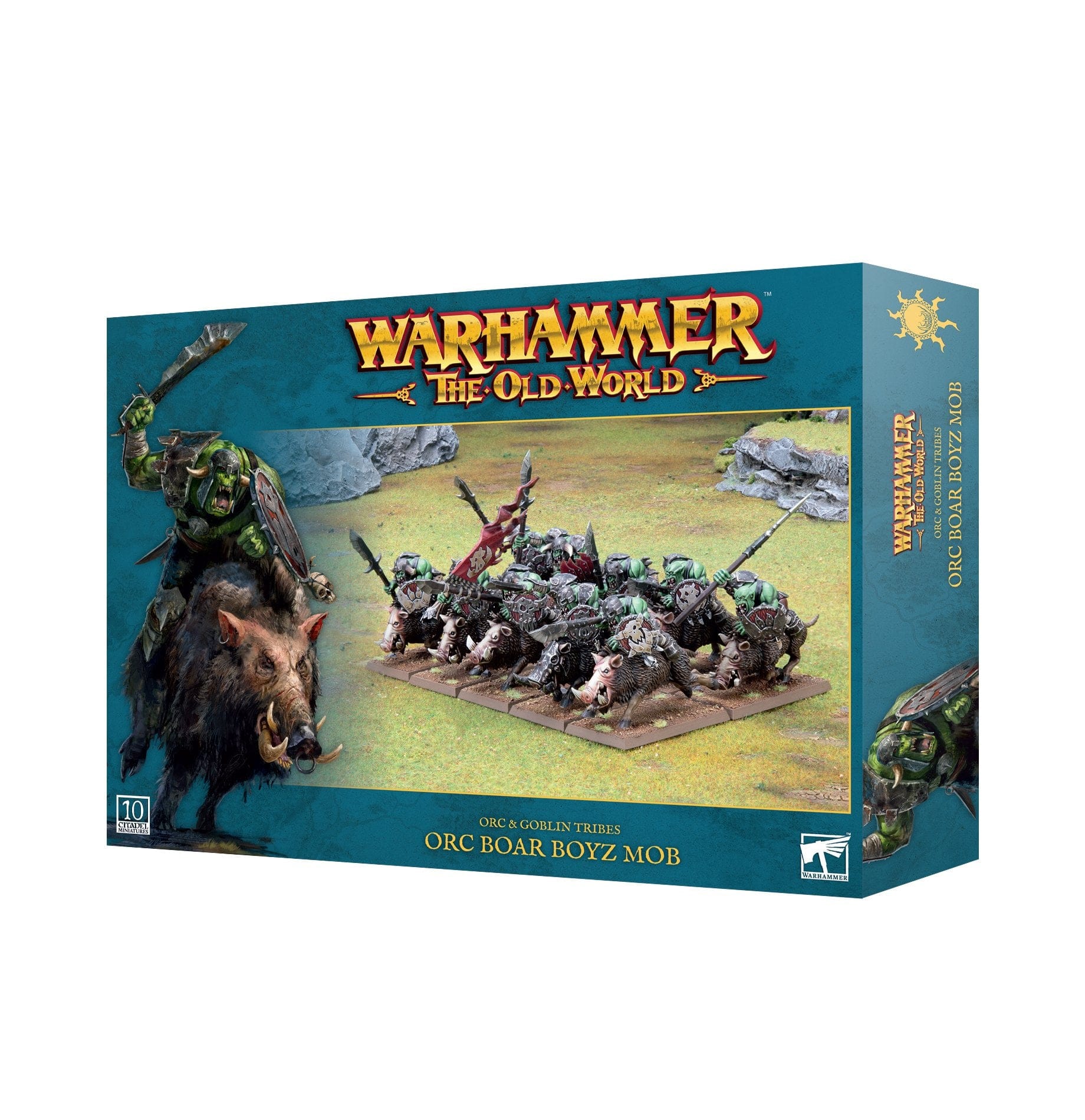 The Old World ORC & GOBLIN TRIBES: ORC BOAR BOYZ MOB 5011921206292