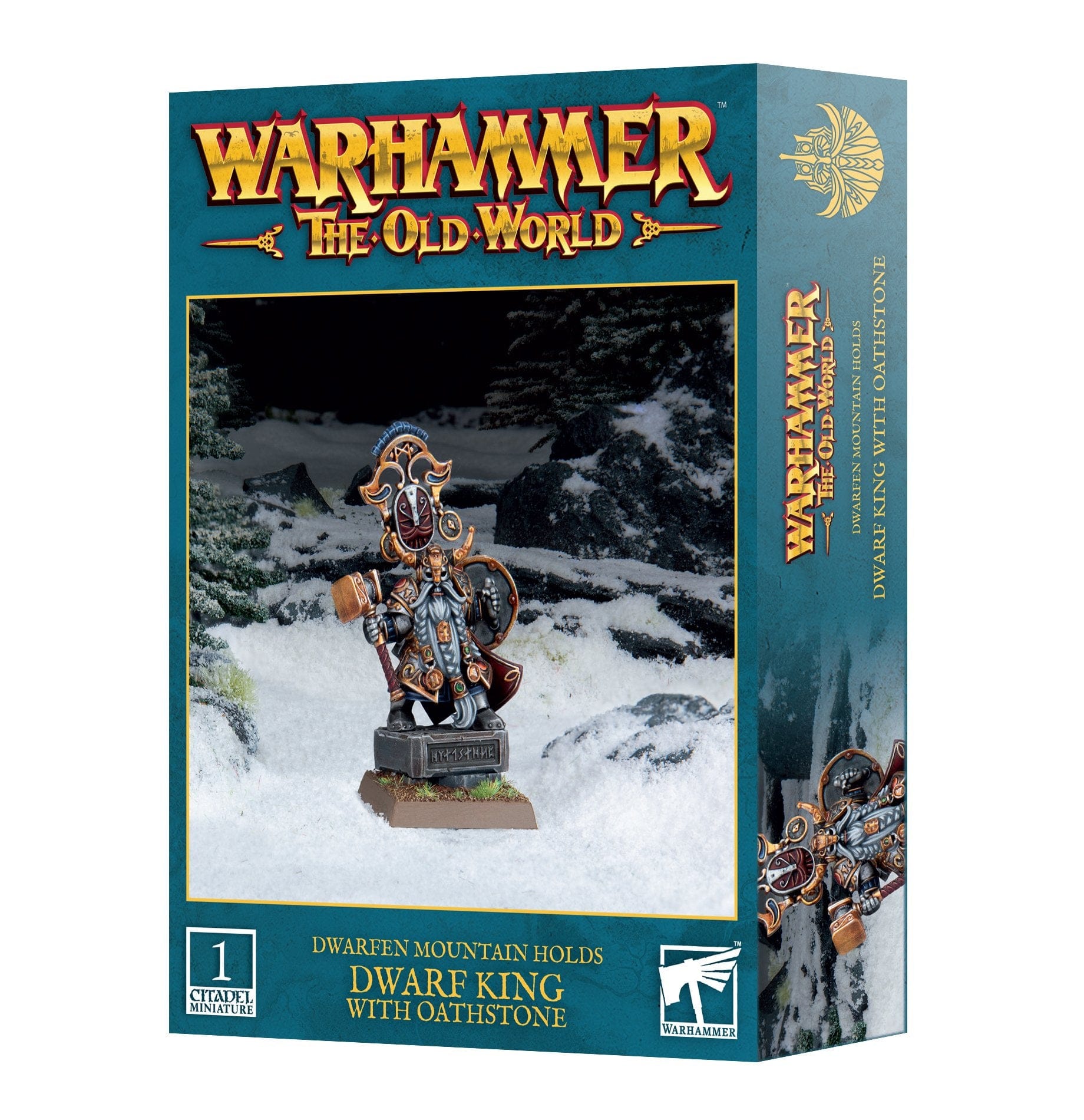 The Old World THE OLD WORLD: DWARFEN MOUNTAIN HOLDS: DWARF KING WITH OATHSTONE 5011921232635