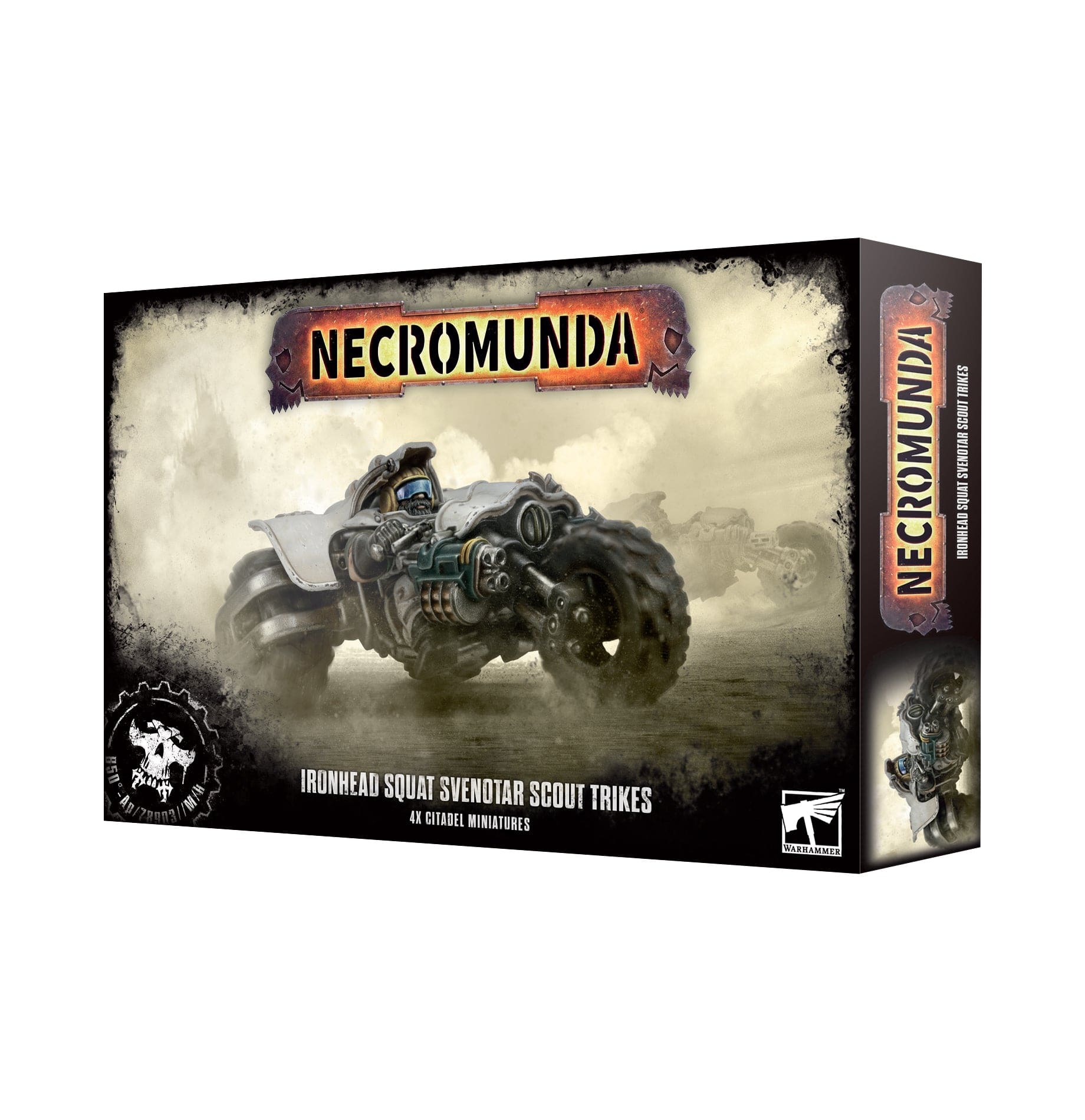 Necromunda NECROMUNDA: IRONHEAD SQUAT SVENOTAR SCOUT TRIKES 5011921219414