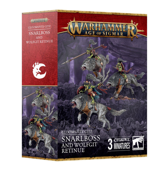 Gloomspite Gitz GLOOMSPITE GITZ:  SNARLBOSS & WOLFGIT RETINUE 5011921254422