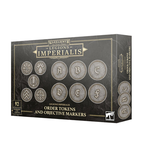 Legions Imperialis LEGIONS IMPERIALIS: ORDER TOKENS AND OBJECTIVES MARKERS 5011921257416