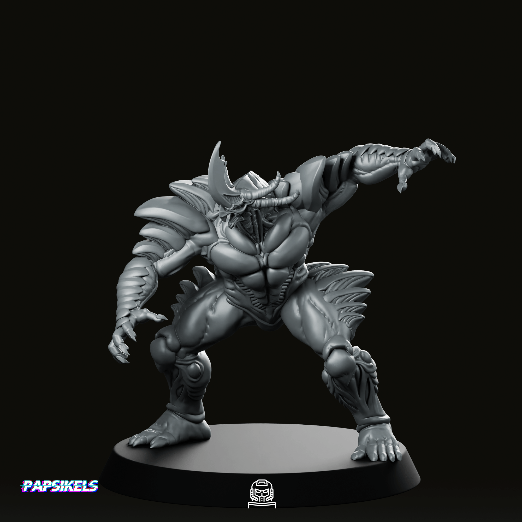 We Print Miniatures Science Fiction Hyper Papzinoid Gavein 3 Miniature