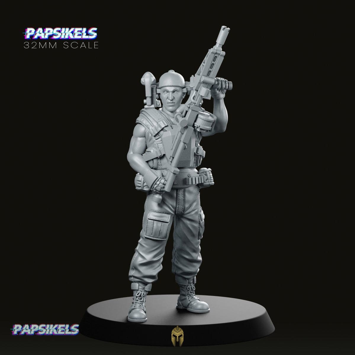 We Print Miniatures Science Fiction Jake Roberts Alien Marine Miniature