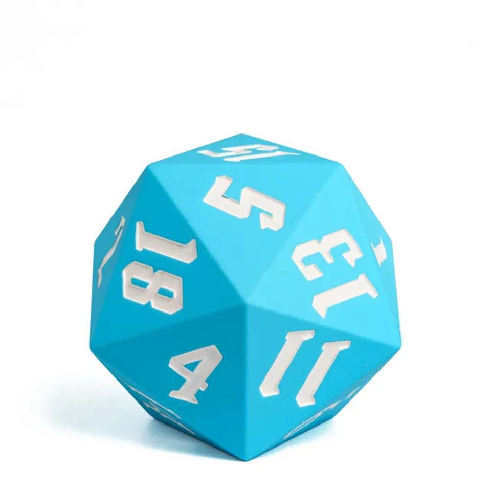 Jester’s Bounce | D20 Silicone | Sky Blue - DICE