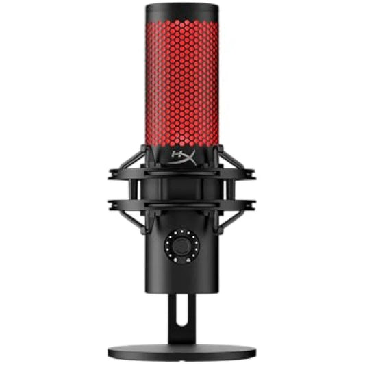 Jolof Store Computer Microphones HyperX Quadcast 2 USB Microphone for Gaming, Streaming and Podcasting | On-Board Controls | LED Lighting | Quick Release Shock Mount | Built-in Arm/Stand Mount | PC, Mac, PS5, PS4 | USB-C | Black