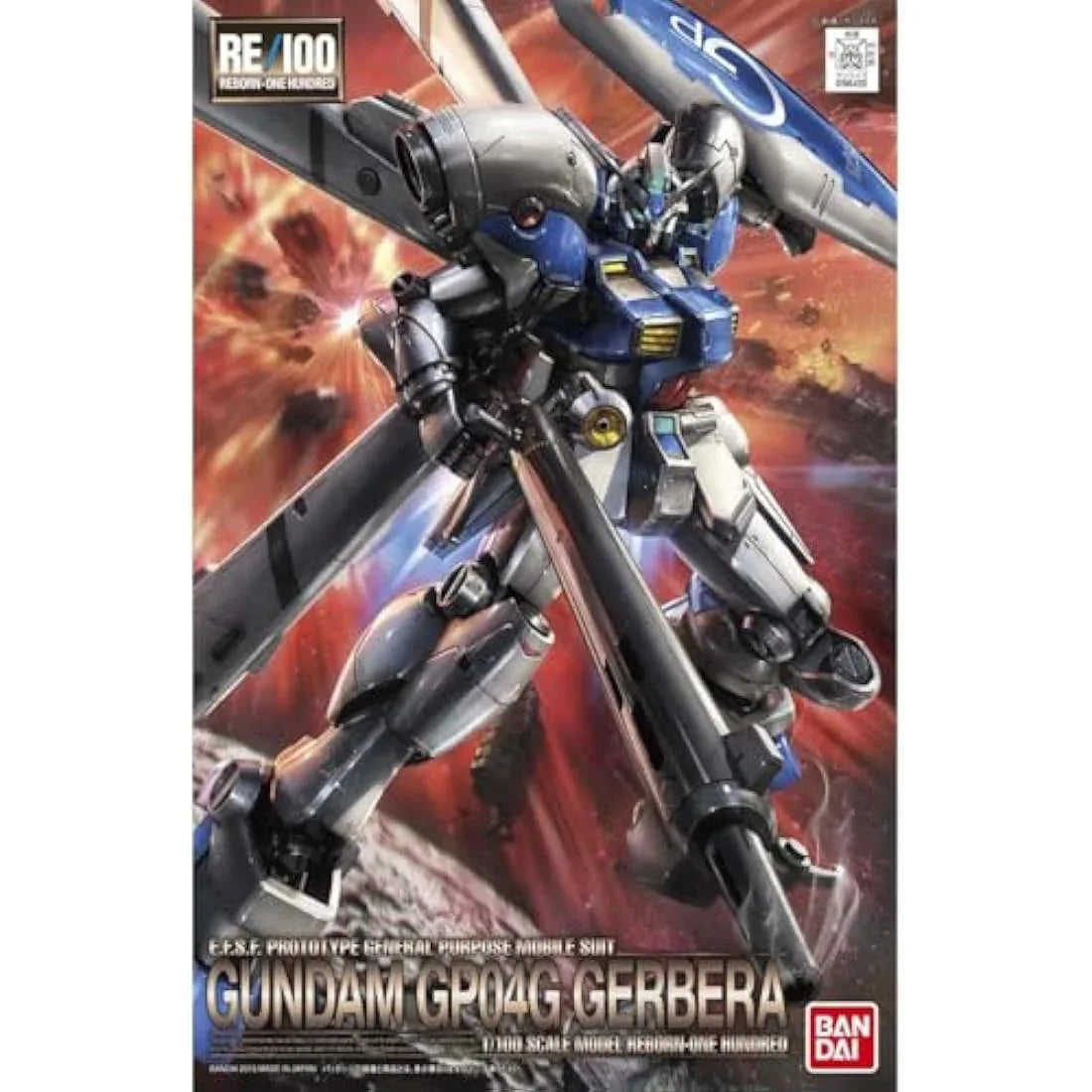 Jolof Store Figures Bandai Hobby Reborn-One Hundred 1/100-Scale Gerbera Gundam 0083 Stardust Memory Action Figure