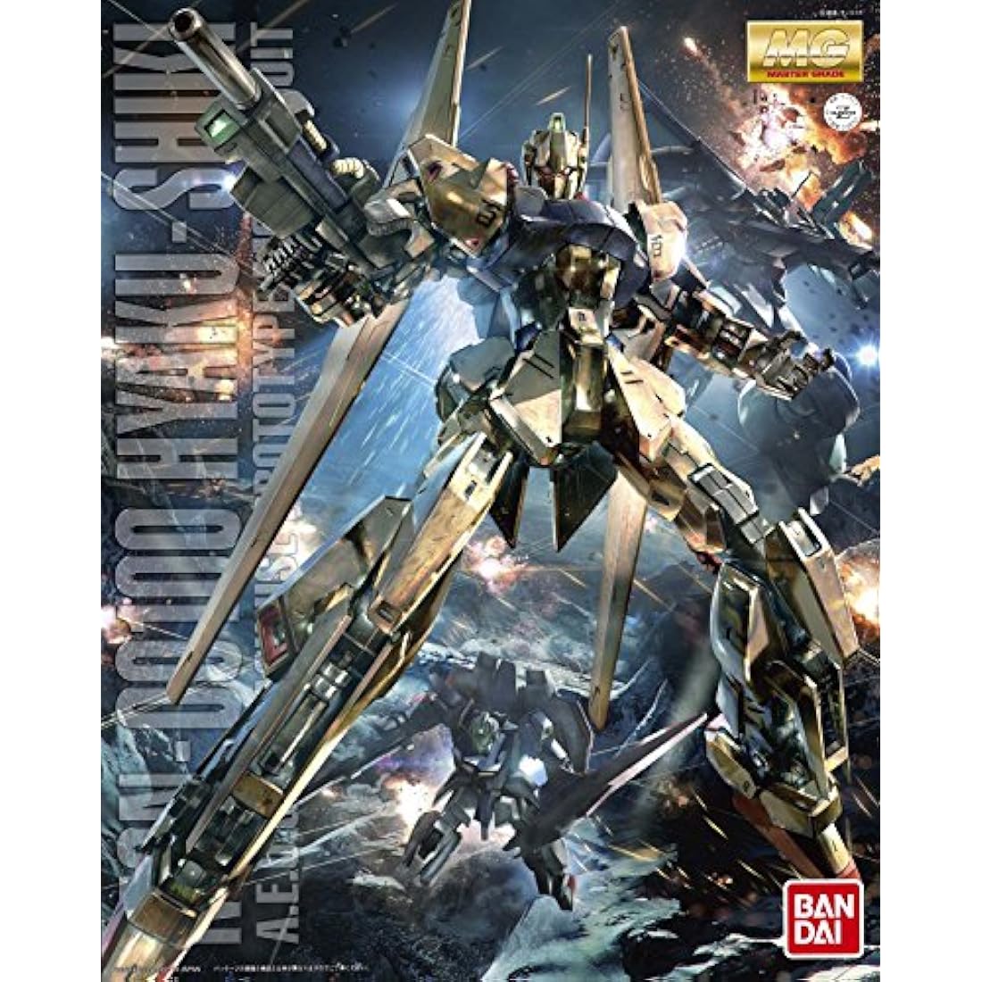 Jolof Store Figures BANDAI SPIRITS - Gundam MG 1/100 Hyakushiki ver.2.0 Model Kit 18cm