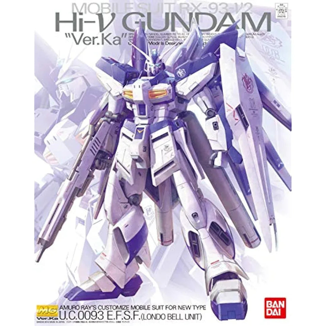 Jolof Store Figures GUNDAM - MG 1/100 RX-93-v2 Hi-vGundam Vers. Ka - Model Kit