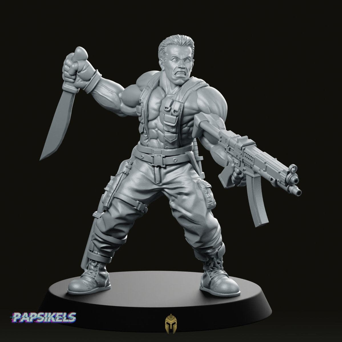 We Print Miniatures Science Fiction Jungle Hunter Barry Mcguffin Miniature
