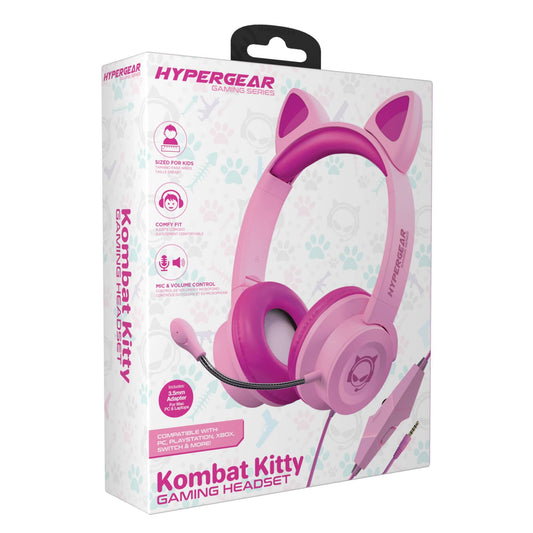JupiterGear Home headset HyperGear Kombat Kitty Gaming Headset