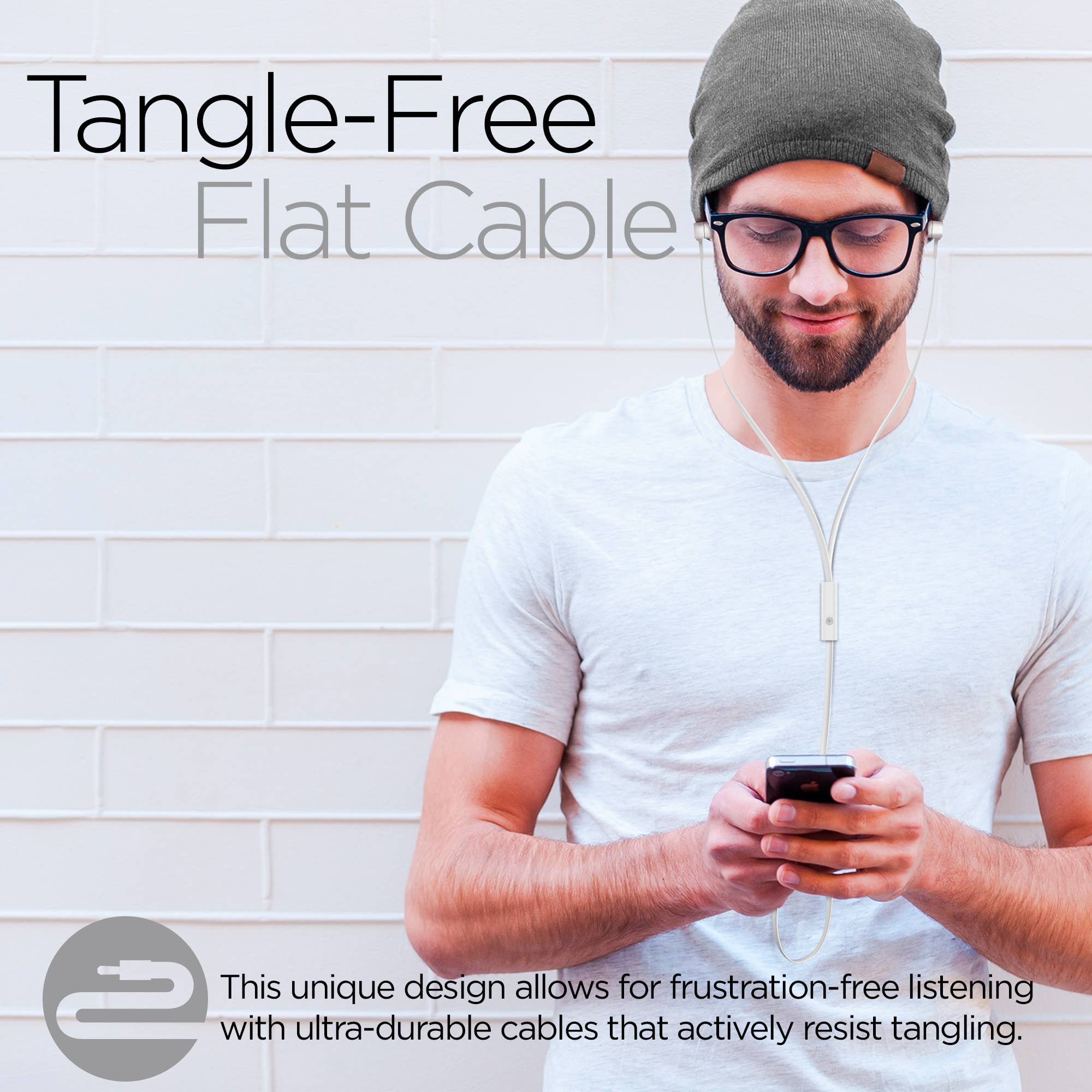 JupiterGear Home HyperGear Low Ryder Earphones with Mic 3.5mm