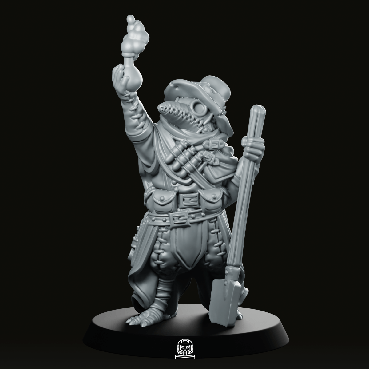 We Print Miniatures Fantasy Kenku Necromancer Undead Miniature