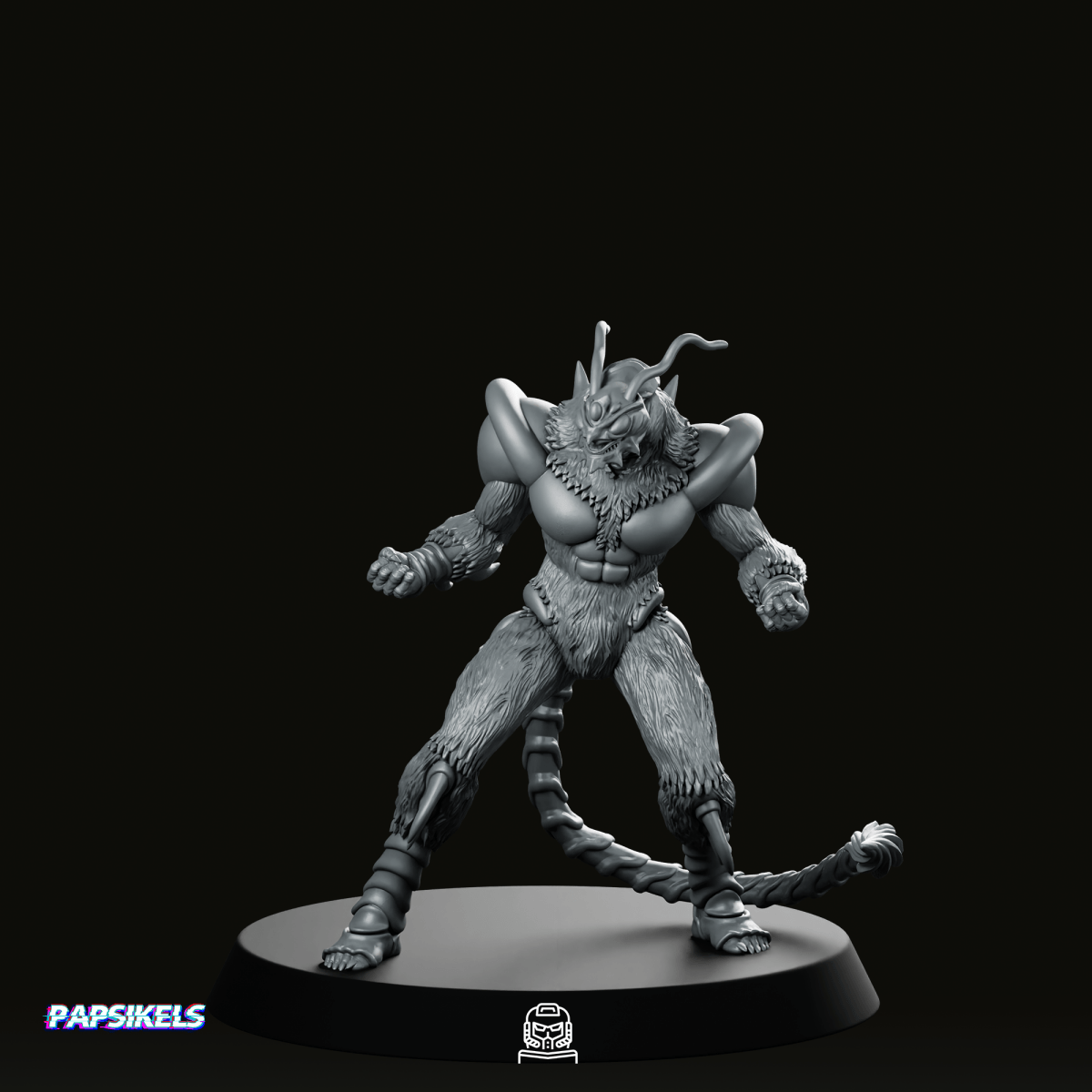 We Print Miniatures Science Fiction Killer Type Papzinoid Enzyme Iii 2 Miniature