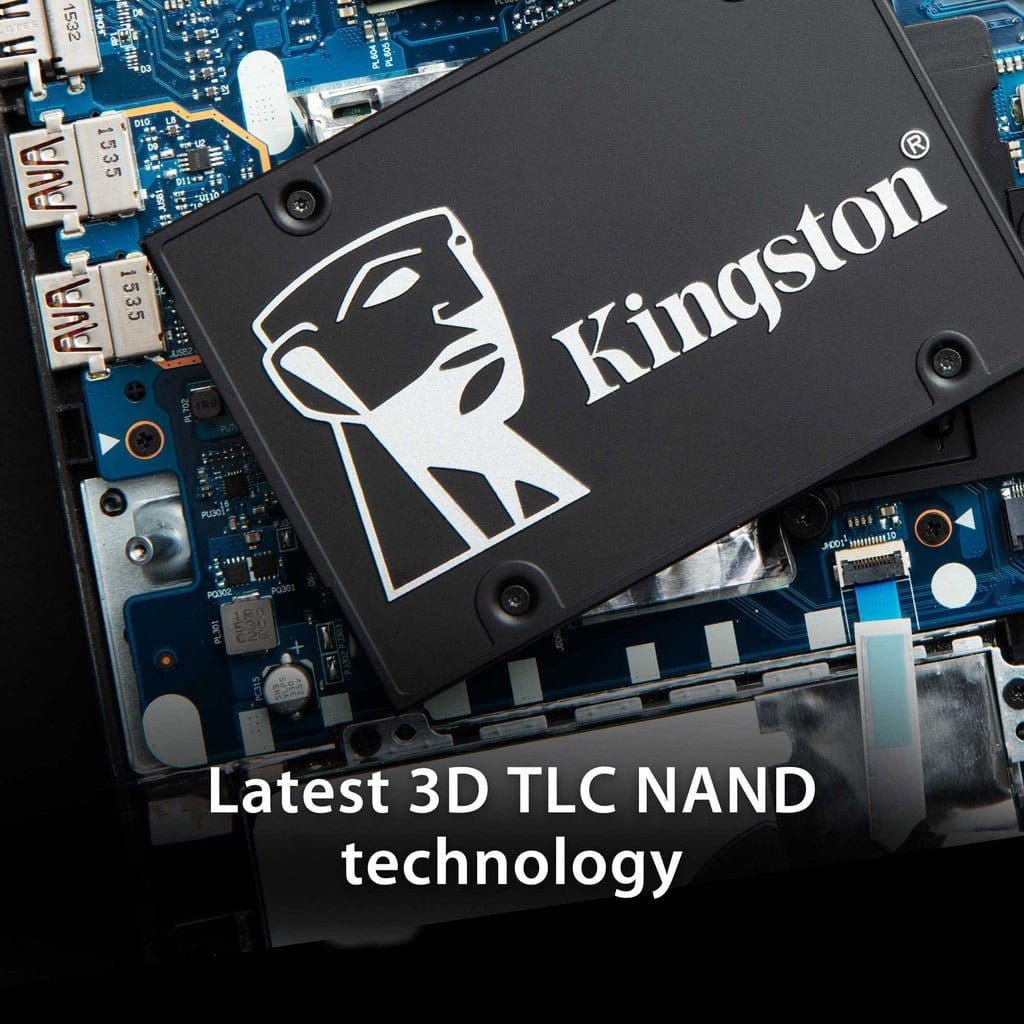 Kingston KC600 2.5" SSD with hardware-based self-encryption solution - 265GB to 1024GB