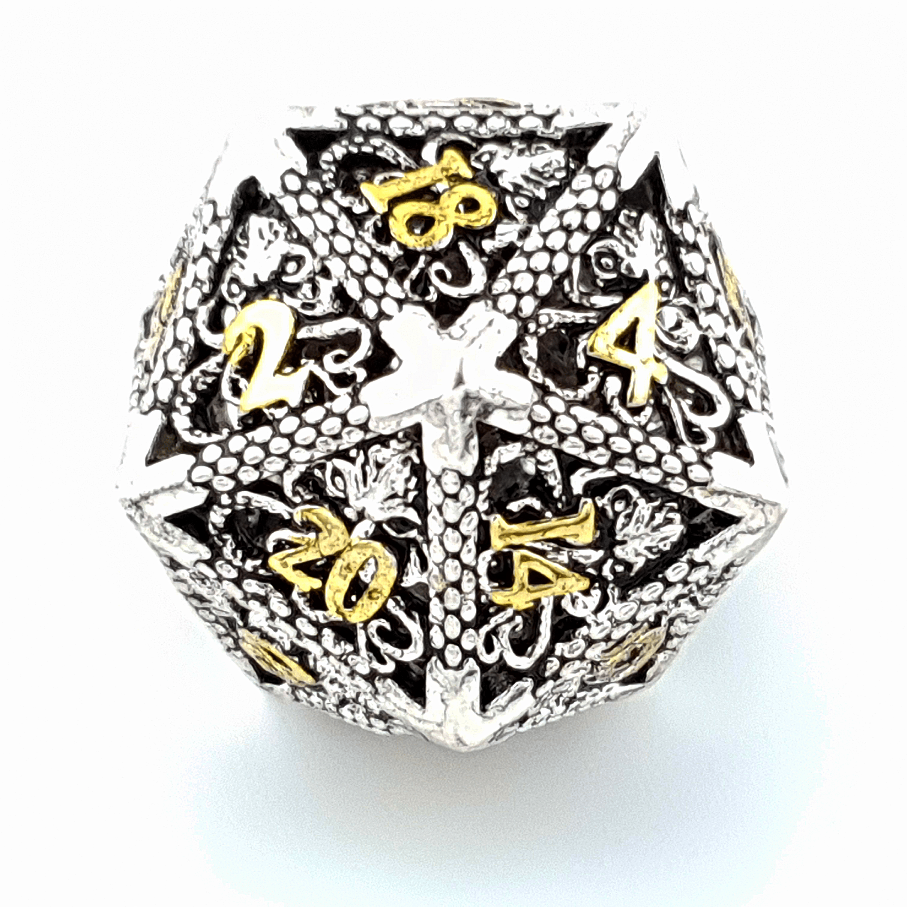 Tabletop Dominion DICE Kraken's Fate | Hollow Metal Dice | 7 Piece Set