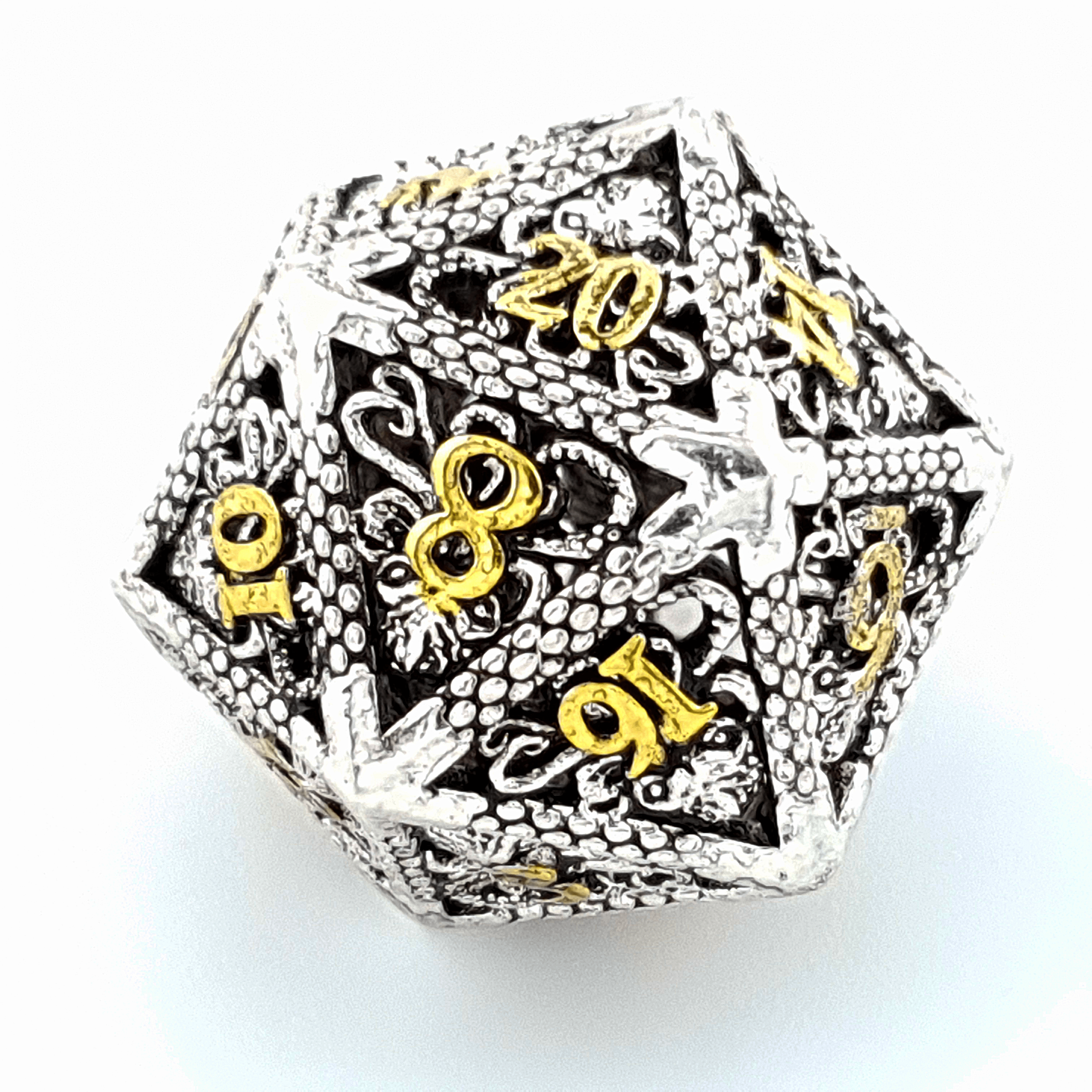 Tabletop Dominion DICE Kraken's Fate | Hollow Metal Dice | 7 Piece Set