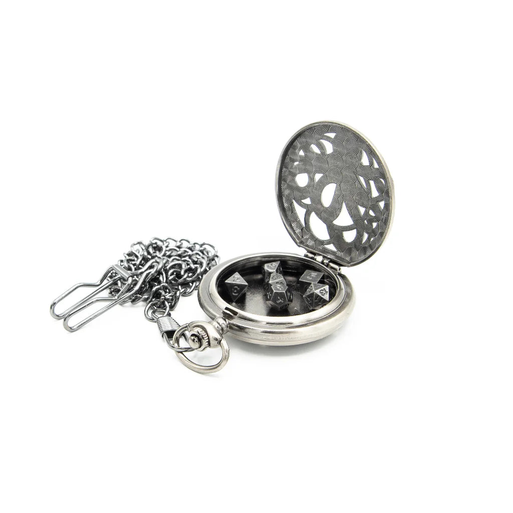 Kraken’s Keepsake | Pocket Watch Case | Ancient Silver - Pocket Watch
