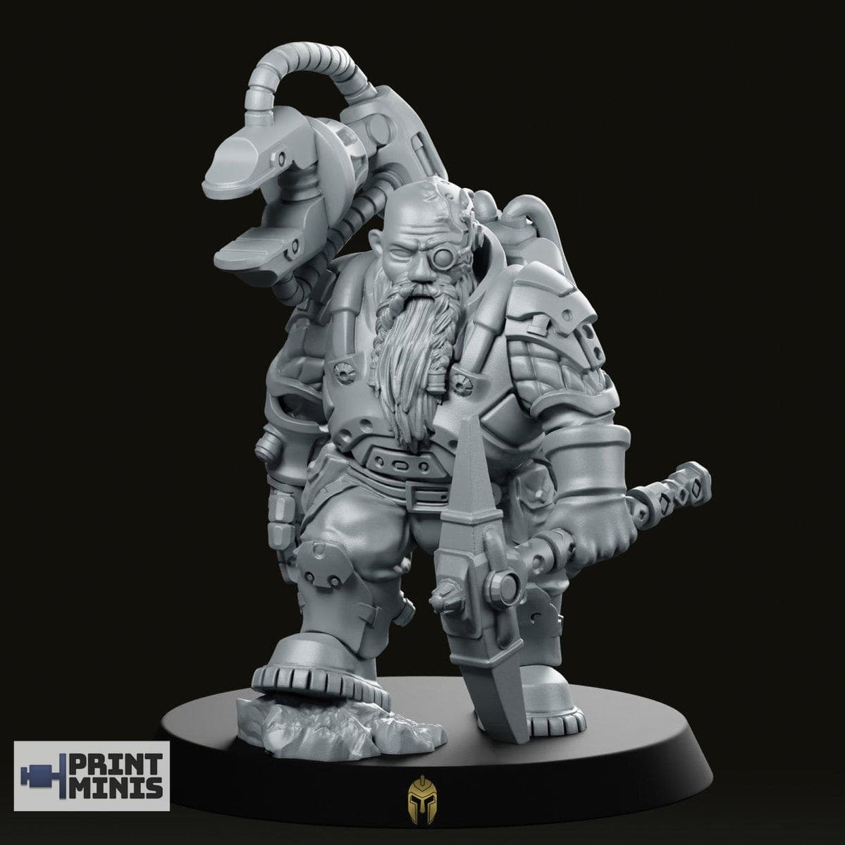 We Print Miniatures Science Fiction Lachlan Cladhaich Prospector Miniature