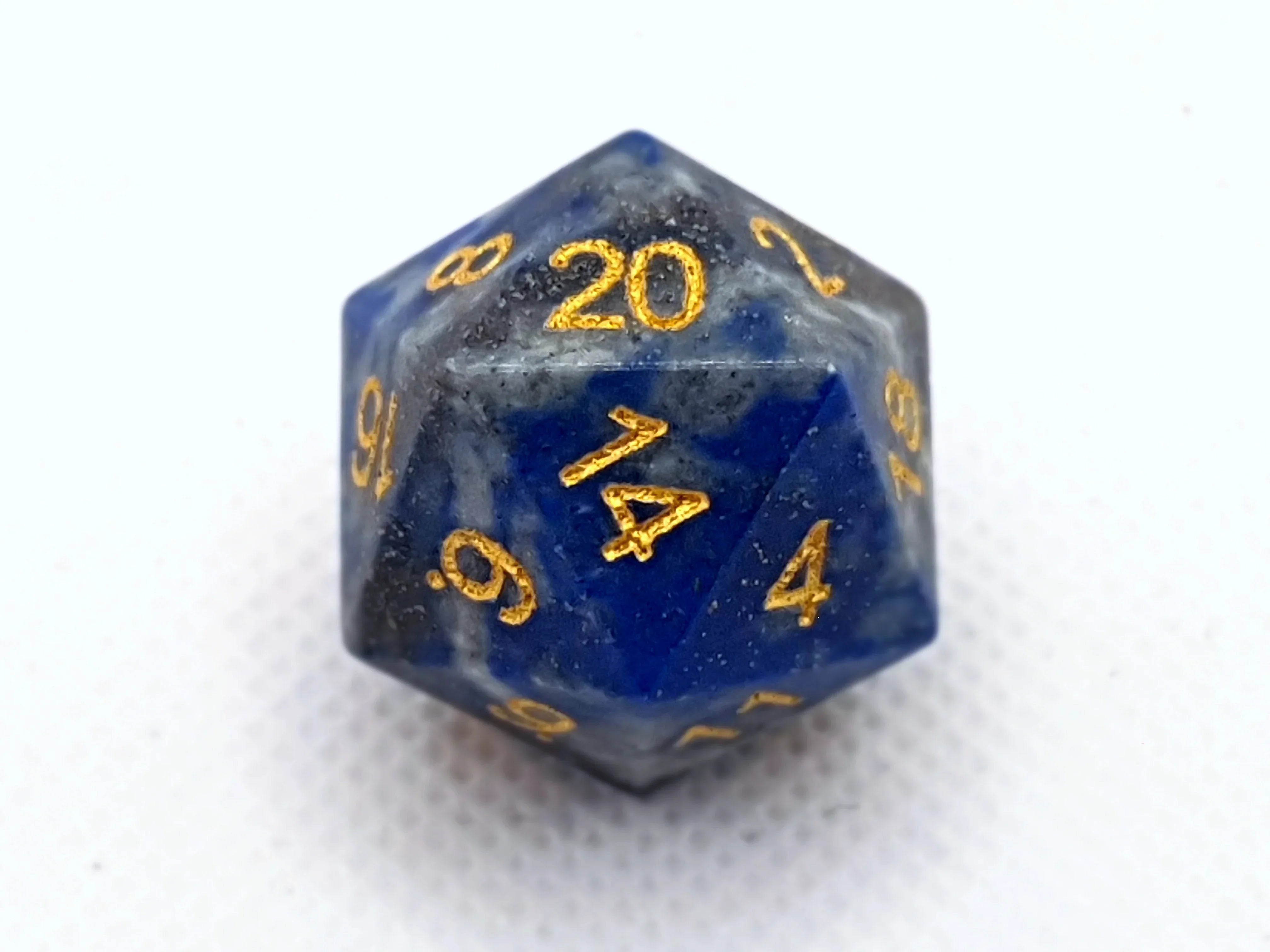 Lazurite | Natural Gemstone | 7 Piece Set - DICE
