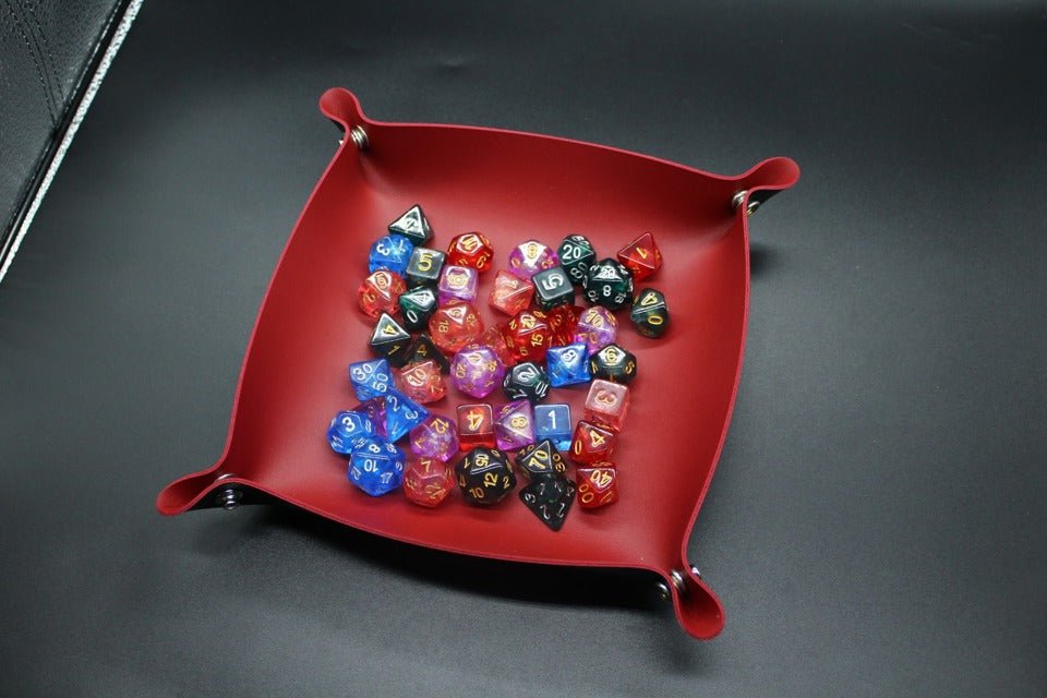 Legends Mat | Folding Dice Tray | Vegan Leather - Dice Tray