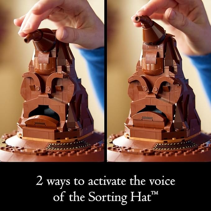 Lego LEGO Harry Potter Talking Sorting Hat, Harry Potter Hogwarts Hat with Sounds
