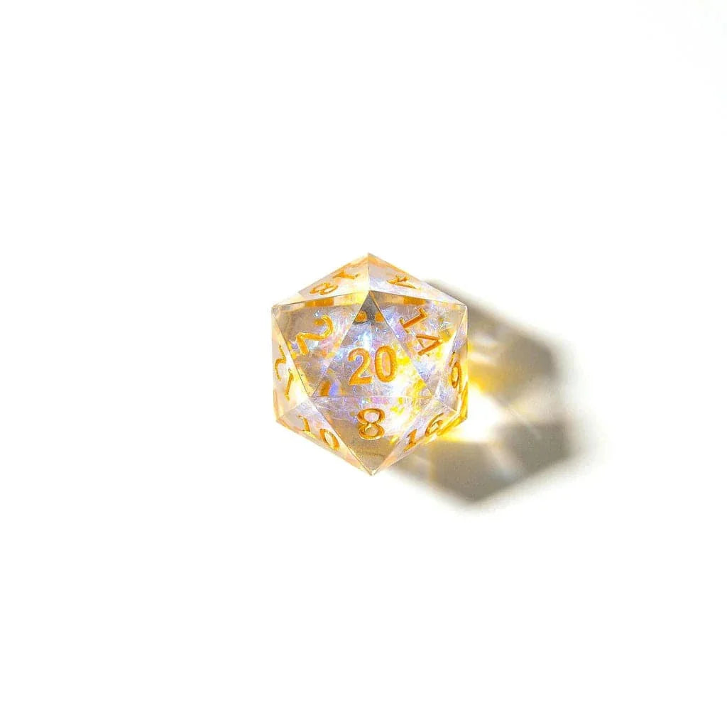 Tabletop Dominion DICE Lightbringer | Sharp Edge Dice | 7 Piece Set