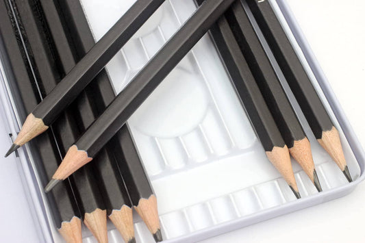 Liquidraw Liquidraw Drawing Pencils Set of 12, Graded Pencils For Artists, Sketching, Art, Sketch (8B-2H) Graphite Hard & Soft Pencil Set