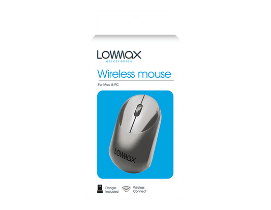 LMT-UK Mice Black Wireless Computer Mouse - 5056283865312