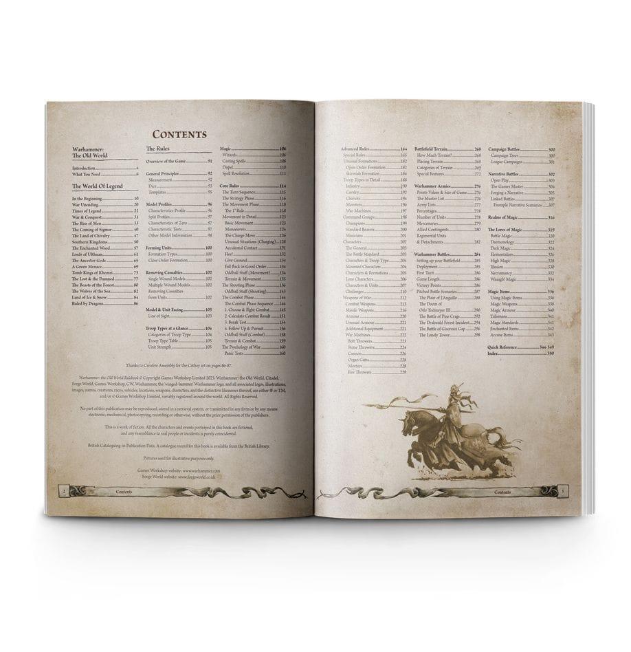 Loaded Dice Books Warhammer: The Old World Rulebook
