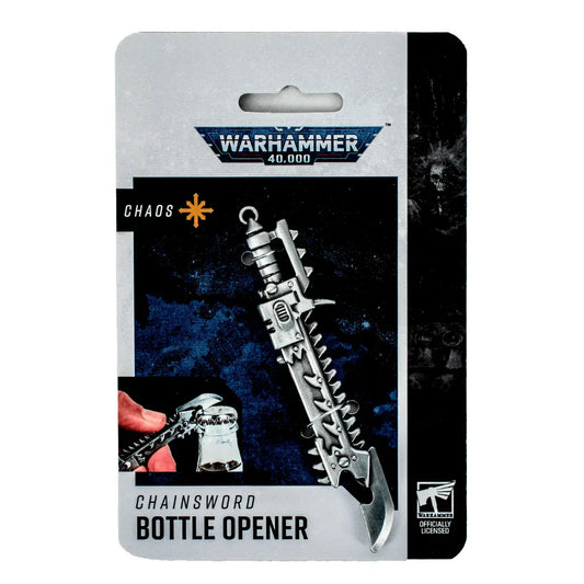 Loaded Dice Collectibles Warhammer 40,000: Chaos Chainsword Bottle Opener