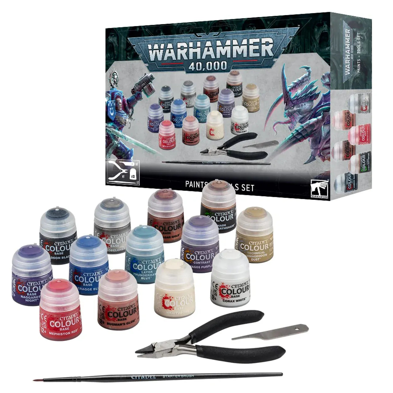 Loaded Dice Tools Warhammer 40,000: Paints & Tools Set