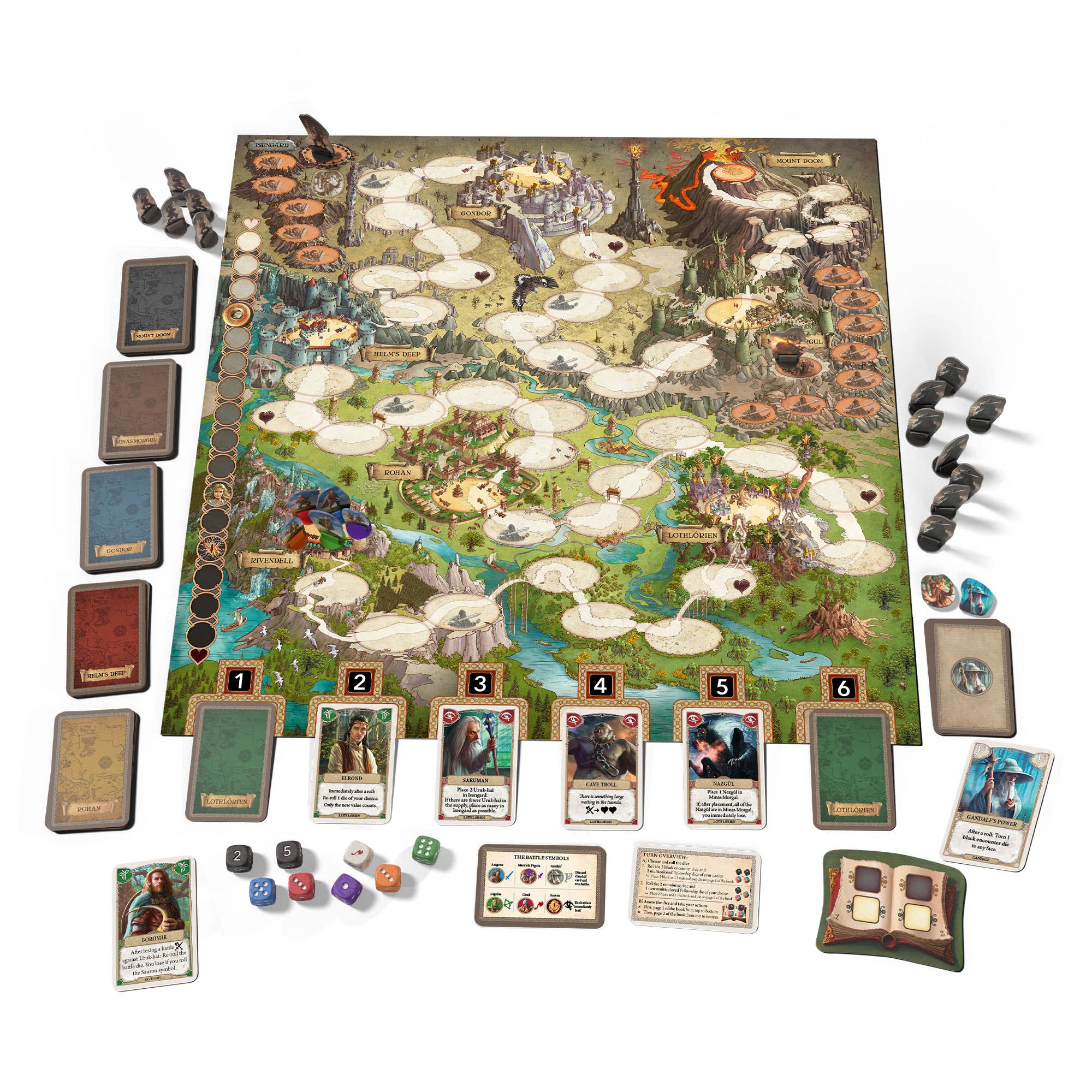 Lord of the Rings: Adventure to Mount Doom - Board Game