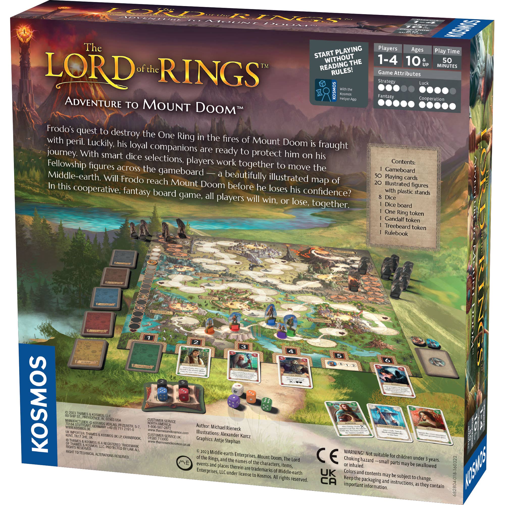 Lord of the Rings: Adventure to Mount Doom - Board Game