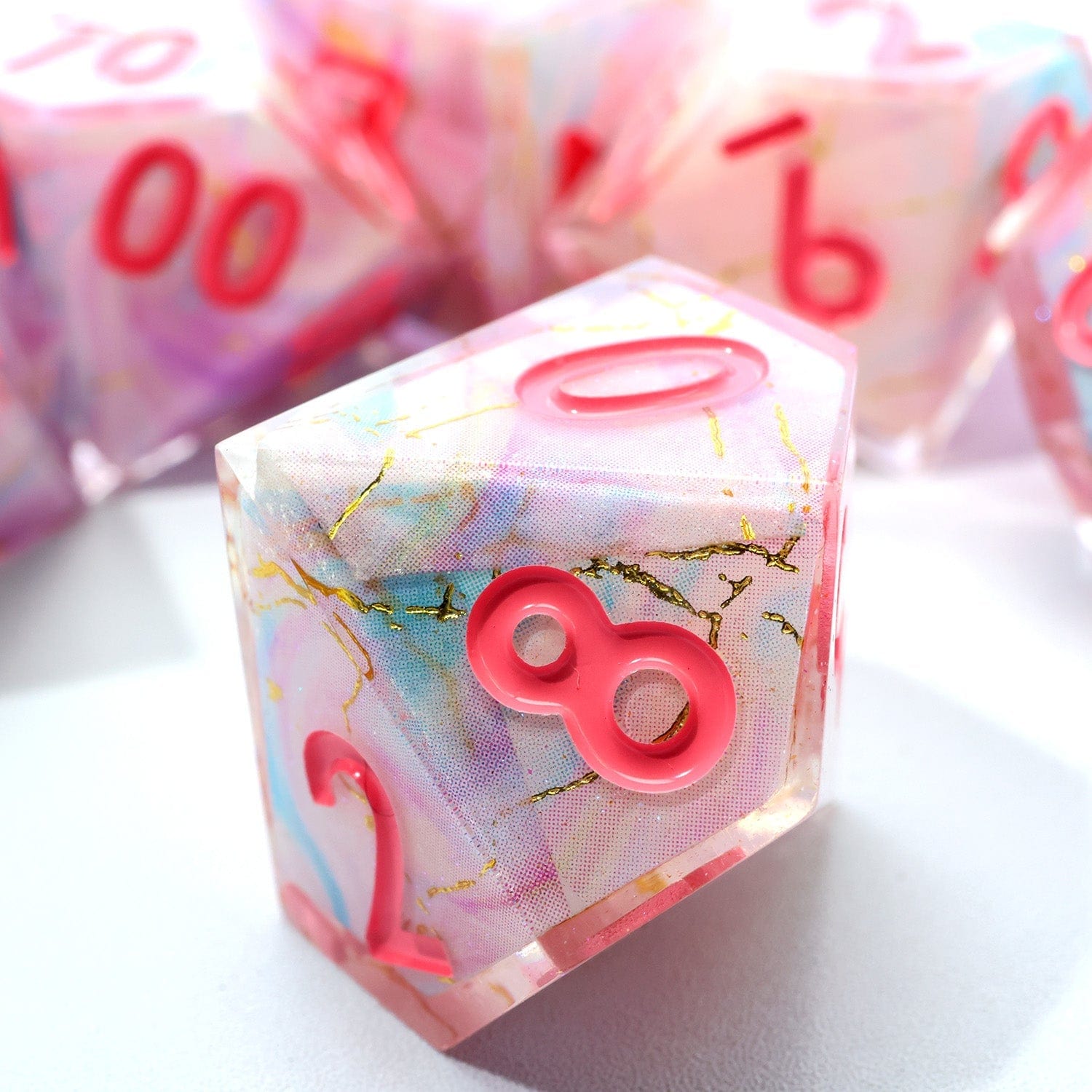 Tabletop Dominion DICE Lunaris Drift | Art Core Dice | 7 Piece Set