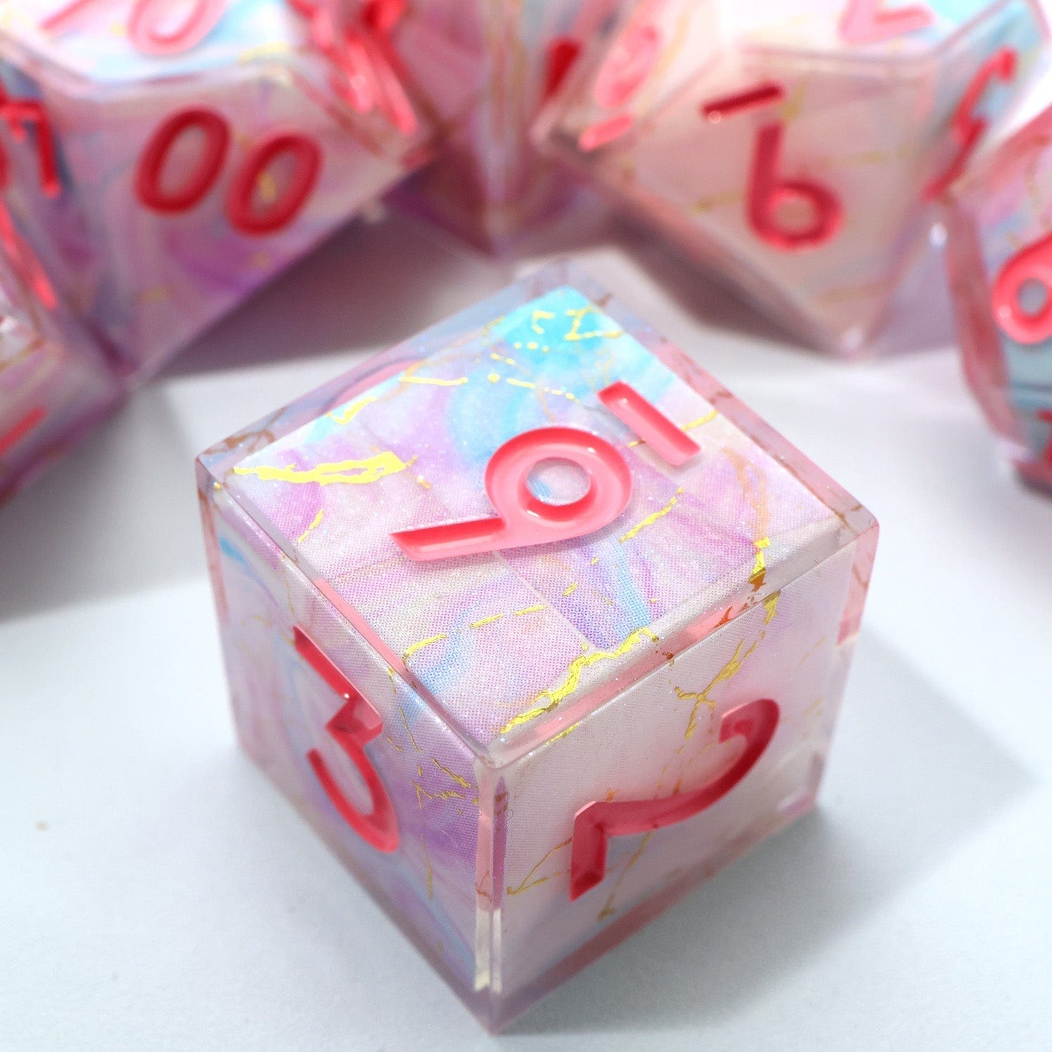 Tabletop Dominion DICE Lunaris Drift | Art Core Dice | 7 Piece Set
