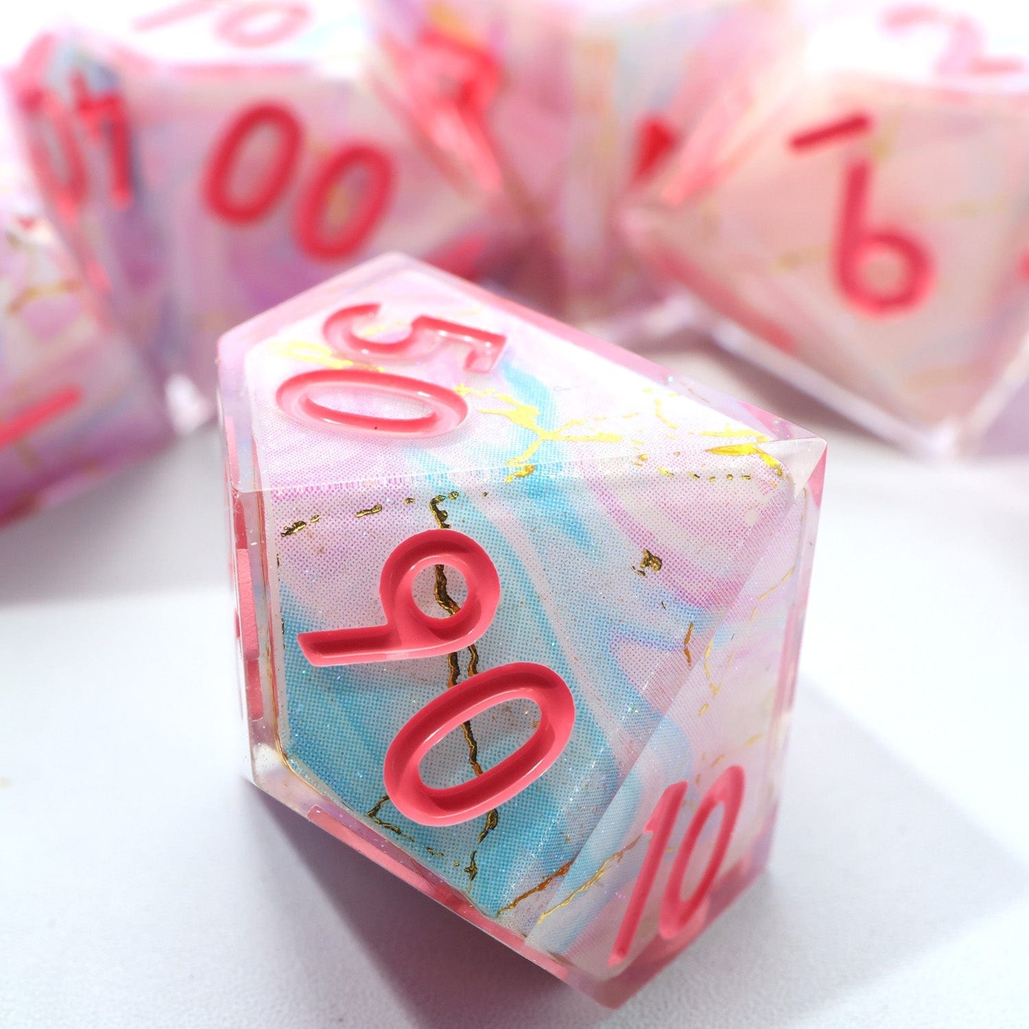 Tabletop Dominion DICE Lunaris Drift | Art Core Dice | 7 Piece Set