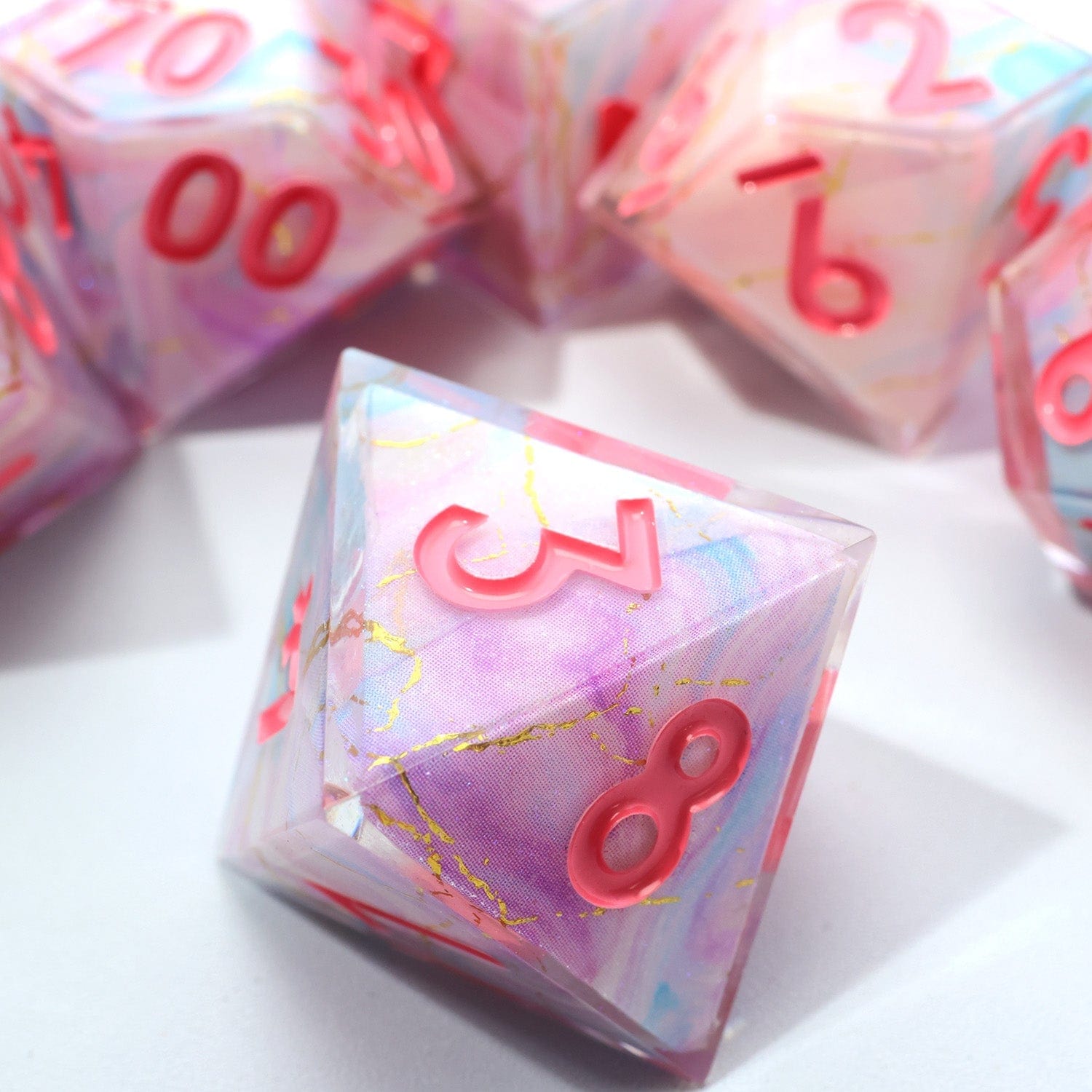 Tabletop Dominion DICE Lunaris Drift | Art Core Dice | 7 Piece Set