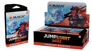 Trading Card Game Magic: The Gathering: Jump Start 2022 booster box with 2x boosters