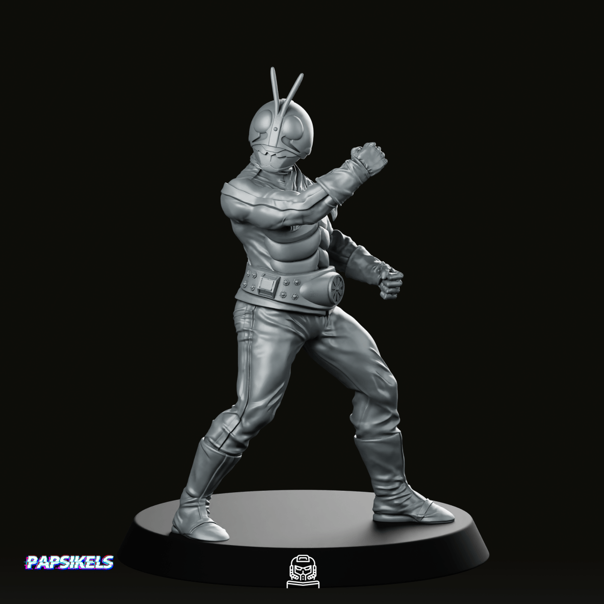 We Print Miniatures Science Fiction Masked Cyber Rider Classic 2 Miniature