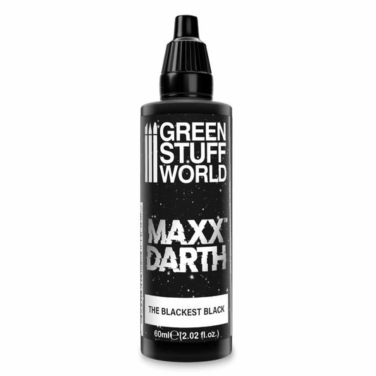 Acrylic Paints Green Stuff World: MAXX DARTH Blackest Black Paint