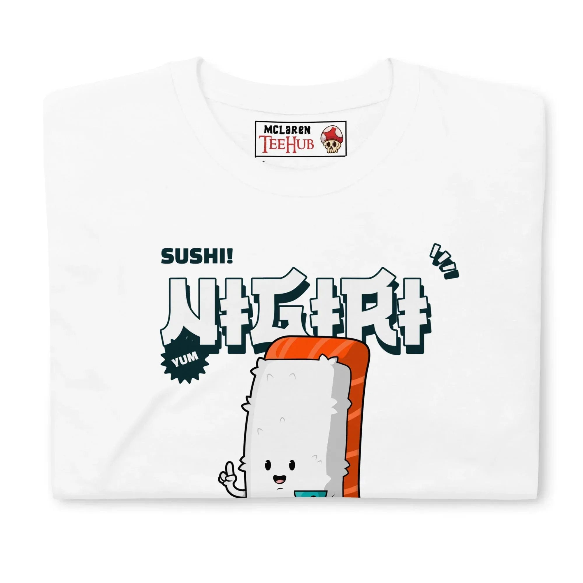 McLaren Tee Hub T-shirt Nigiri Sushi Lovers Club T-Shirt – Funny Japanese Food Tee