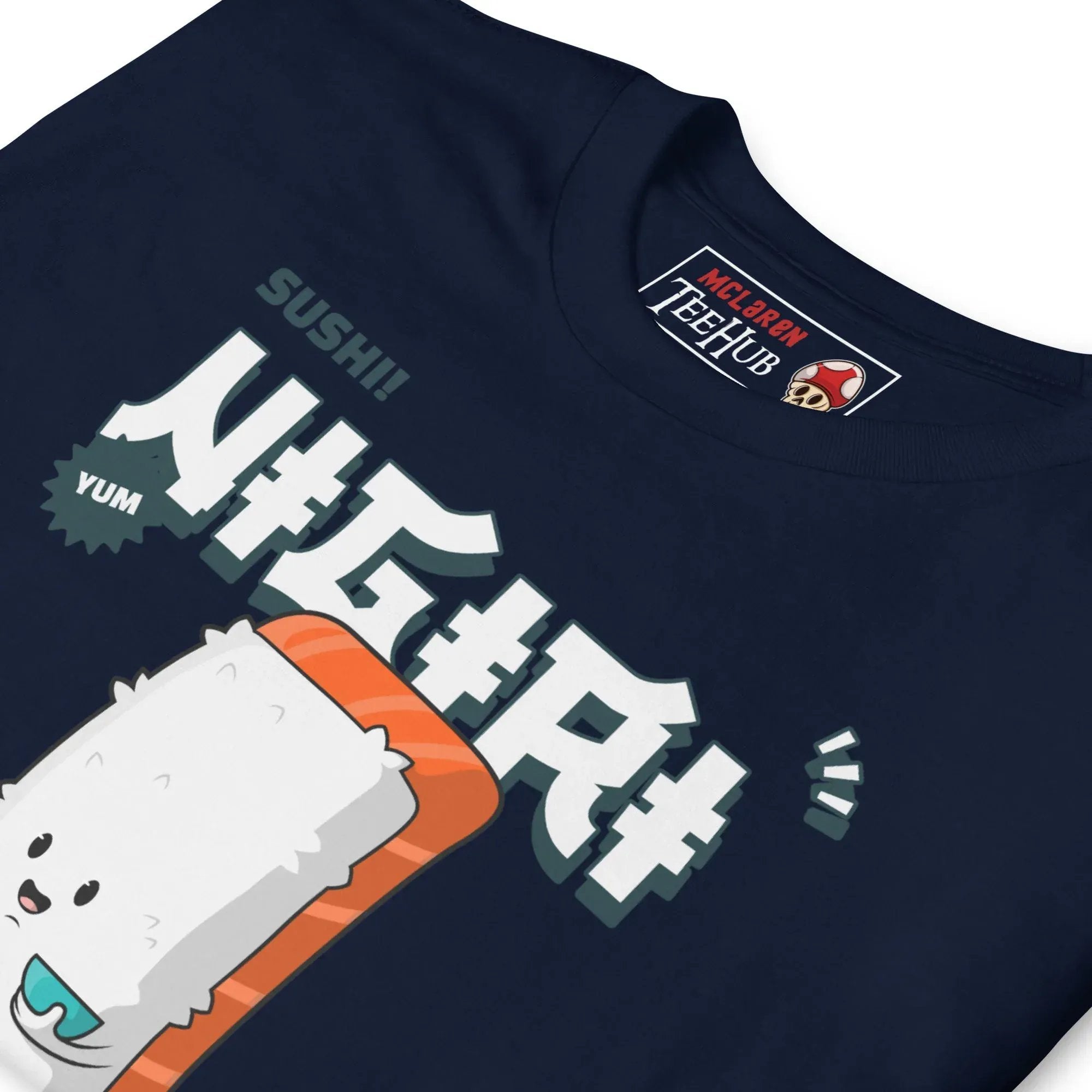 McLaren Tee Hub T-shirt Nigiri Sushi Lovers Club T-Shirt – Funny Japanese Food Tee