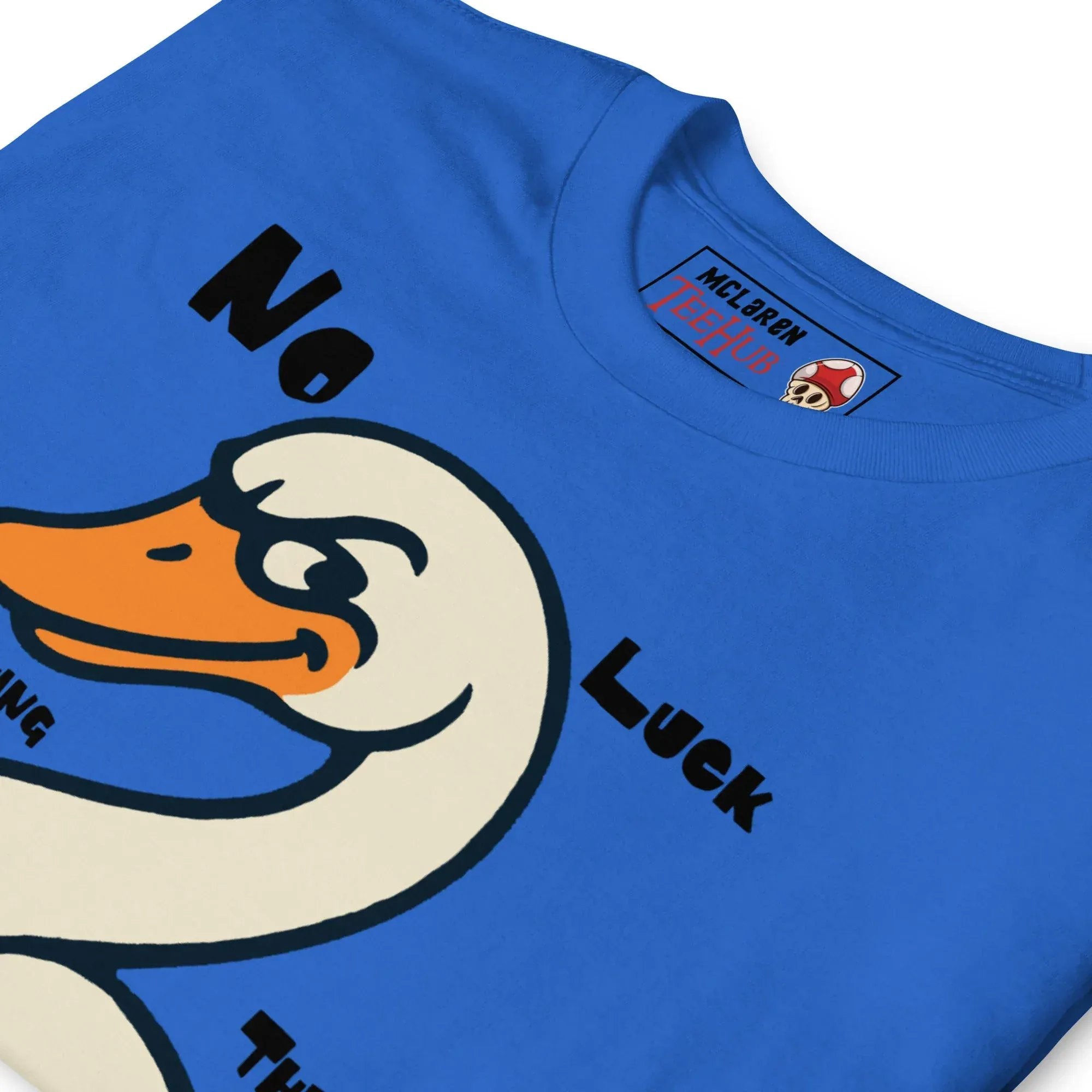 McLaren Tee Hub T-shirt "No Luck Catching Them Swans" Funny Hot Fuzz Quote T-Shirt