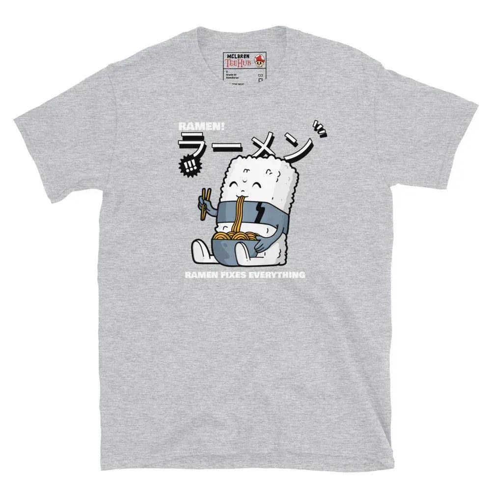 McLaren Tee Hub T-shirt Sport Grey / S Ramen Fixes Everything Funny Japanese Food T-Shirt