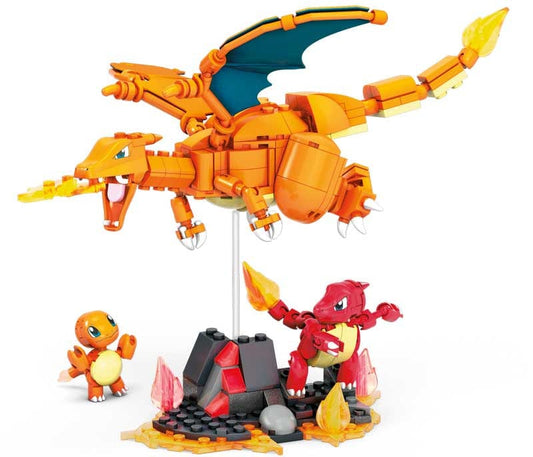 Purple Anime MEGA CONSTRUX POKEMON CHARMANDER EVOLUTION SET