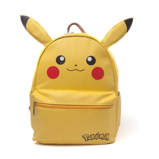 Meroncourt Europe Ltd BackPack POKEMON Pikachu Shaped Backpack with Ears, Female, Yellow (B