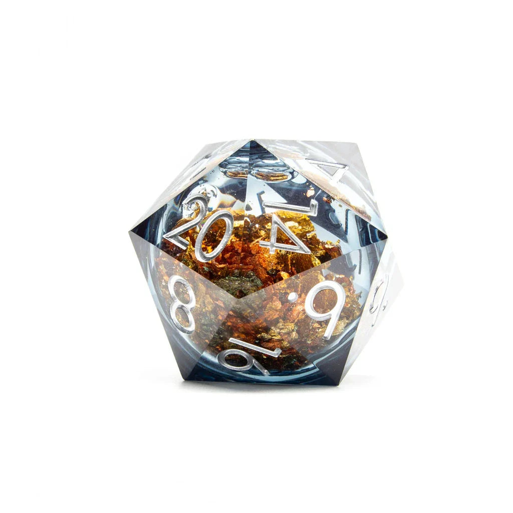 Midnight Riches | 50mm D20 | Oversized Liquid Core - DICE